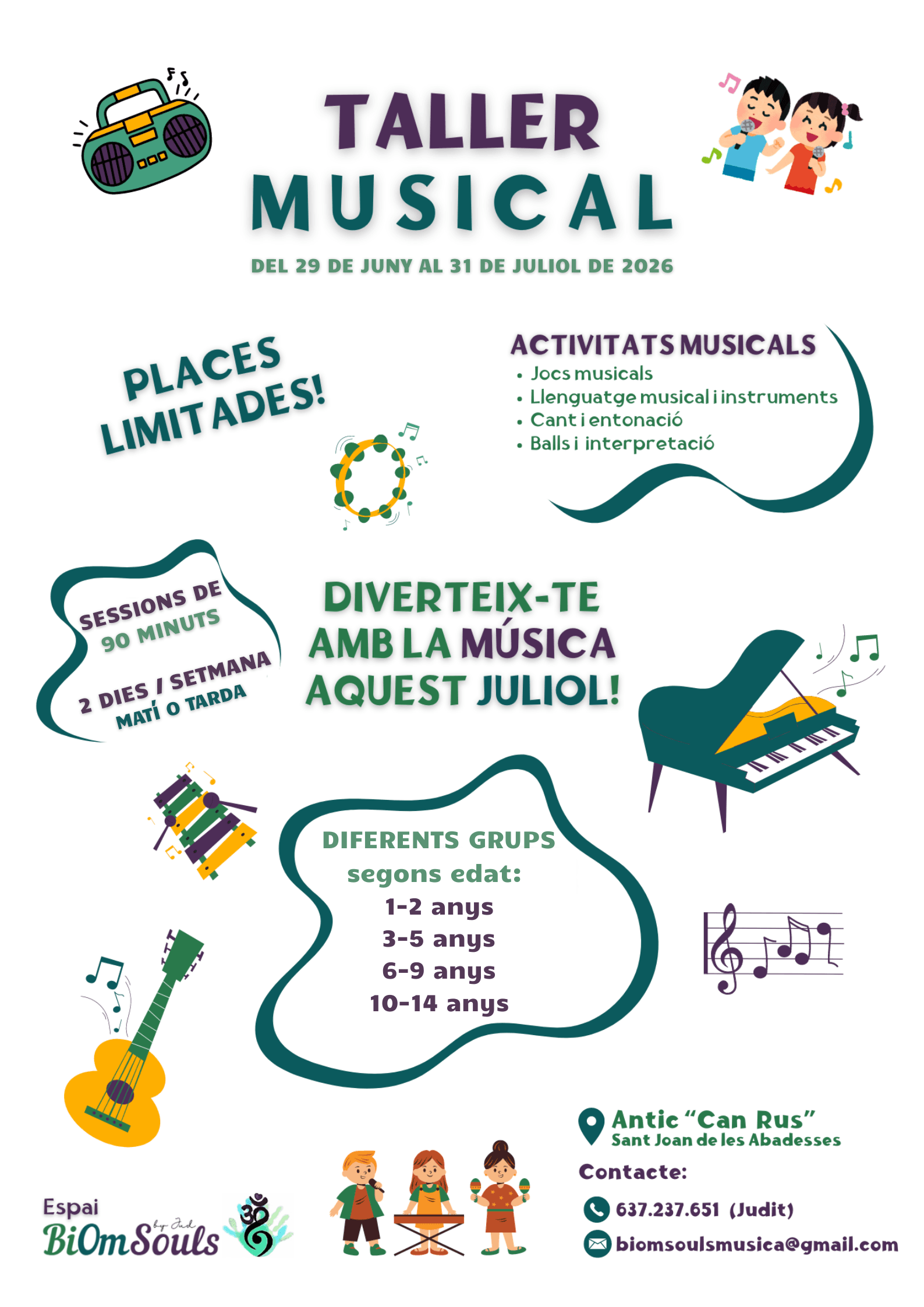 Imatge 2 de Taller Musical i Intenstius de Juliol